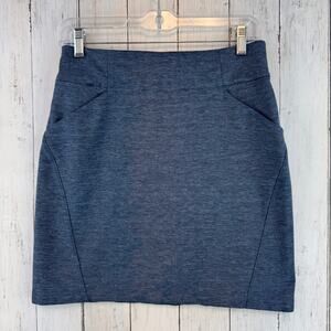 Title Nine Heather Blue Tencel-Blend Tennis Skirt Pickleball Golf Size Small